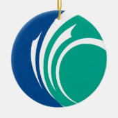 Ornament with flag of Ottawa, Canada (Vorne)