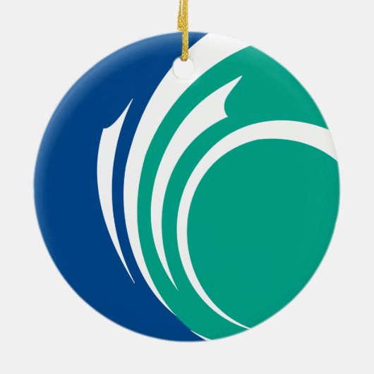 Ornament with flag of Ottawa, Canada (Hinten)