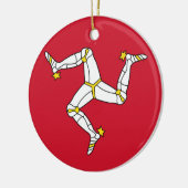 Ornament with Isle of Man flagge, Vereinigtes Köni (Links)