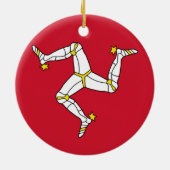 Ornament with Isle of Man flagge, Vereinigtes Köni (Hinten)