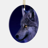 Ornament: Wolf Head Weihnachtsschmuck (Rechts)