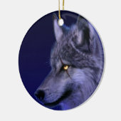 Ornament: Wolf Head Weihnachtsschmuck (Links)