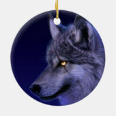 Ornament: Wolf Head Weihnachtsschmuck (Hinten)