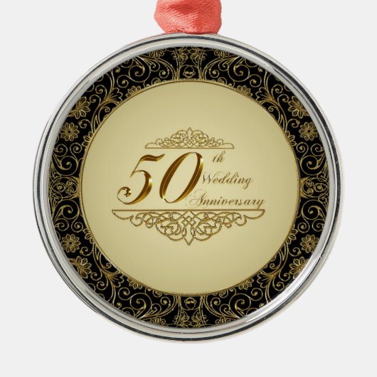 Ornament zum 50. Hochzeitstag (Vorne)