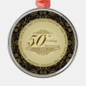 Ornament zum 50. Hochzeitstag (Vorne)