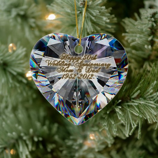 Ornament zum 50. Hochzeitstag (Baum)