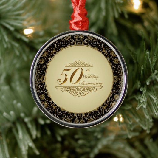 Ornament zum 50. Hochzeitstag Aus Metall (Baum)