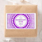 Ornamental 01 - Lila auf Weiß (Insitu)