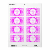 Ornamental 01 - Magenta on White (Vorne)