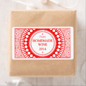 Ornamental 01 - Rot auf Weiß (Insitu)