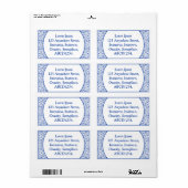 Ornamental 02 - Navy Blue on White (Vorne)