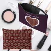 Ornamental Cherry Blossom Pattern Cosmetic Bag Zubehörtasche
