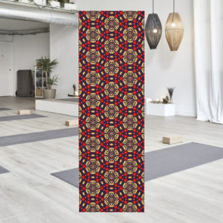 Ornamental Cherry Blossom Pattern Yoga Mat Yogamatte