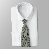 Ornamental Cherub Necktie Krawatte (Gebunden)