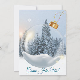 Ornamental Christmas Einladung