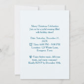 Ornamental Christmas Einladung (Rückseite)