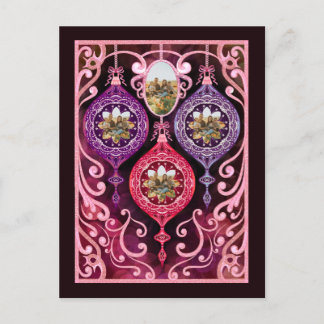 Ornamental Christmas - Photo Christmas card Postkarte
