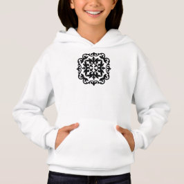 Ornamental Floral Design Hoodie