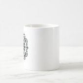 Ornamental Floral Design Kaffeetasse (Mittel)