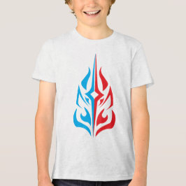 Ornamental Floral Design Tri-Blend Shirt
