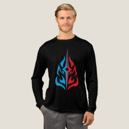 Ornamental Floral Design Tri-Blend Shirt
