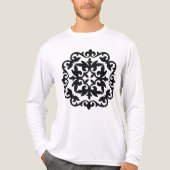 Ornamental Floral Design Tri-Blend Shirt (Vorderseite)