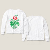 Ornamental Floral Flower Design – Elegant (Design Vorderseite & Rückseite)