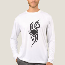 Ornamental Floral Heart Tattoo  Tri-Blend Shirt