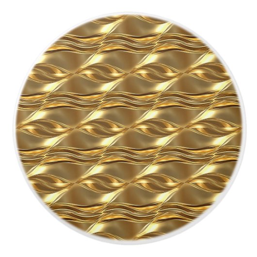 Ornamental gold pattern keramikknauf (Vorderseite)