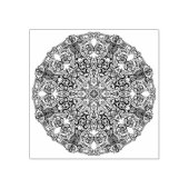 Ornamental Mandala Gummistempel (Prägung)