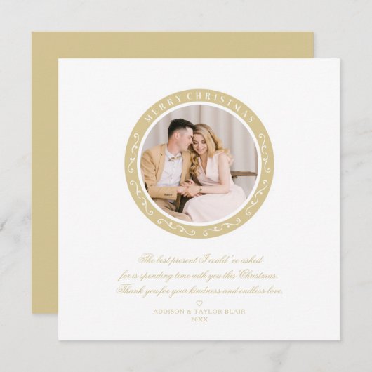 Ornamental Minimalistisch Classic Weihnachtsabend  (Vorne/Hinten)