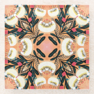 Ornamental Paisley Bandanna Design Glasuntersetzer
