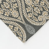 Ornamental Traditional Paisley design Fleecedecke (Ecke)