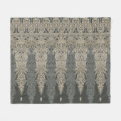 Ornamental Traditional Paisley design Fleecedecke (Vorderseite (Horizontal))