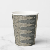 Ornamental Traditional Paisley design Pappbecher (Rückseite)