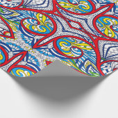 Ornamental Tribal Seamless pattern. Illustration. Geschenkpapier (Ecke)