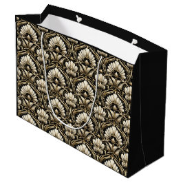 Ornamentale Art Deco – Noir | Dekorativer Luxus Große Geschenktüte