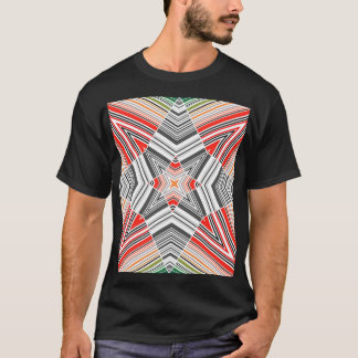Ornamentale Linie: Gestreifter nahtloser Hintergru T-Shirt