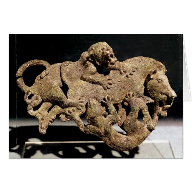 Ornamentale Tafel mit einem Wildschwein (Vorderseite (Horizontal))