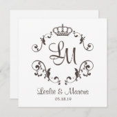 Ornamentaler Border with zu Traditional Crown (Vorne/Hinten)