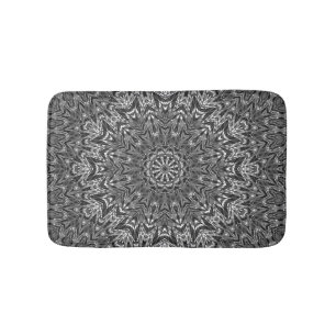 Ornamentaler geometrischer marokkanischer Kaleidos Badematte