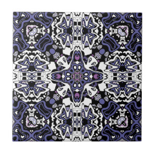 Ornamentaler geometrischer marokkanischer Kaleidos Fliese