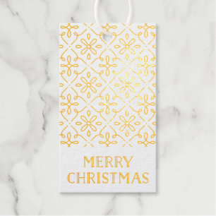 Ornamentaler Rahmen - Frohe Weihnachten-Geschenkan Geschenkanhänger