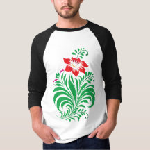 Ornamentales Blumenblumendesign – Elegant