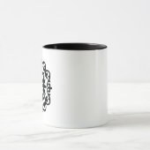 Ornamentales Blumendesign Tasse (Zentrum)