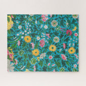 Ornamentales Blumenmuster Puzzle (Horizontal)