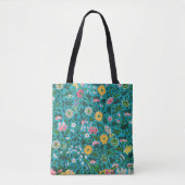 Ornamentales Blumenmuster Tasche (Vorderseite)