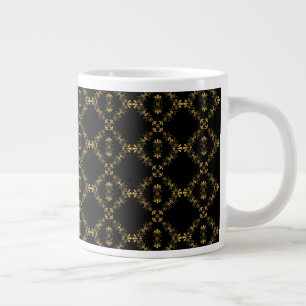 Ornamentales Diamantmuster Jumbo-Tasse