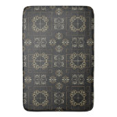 Ornamentales Medaillon Geometrisch Badematte (Vorderseite Vertikal)