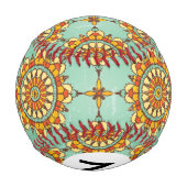 Ornamentales Muster Baseball (Rückseite)
